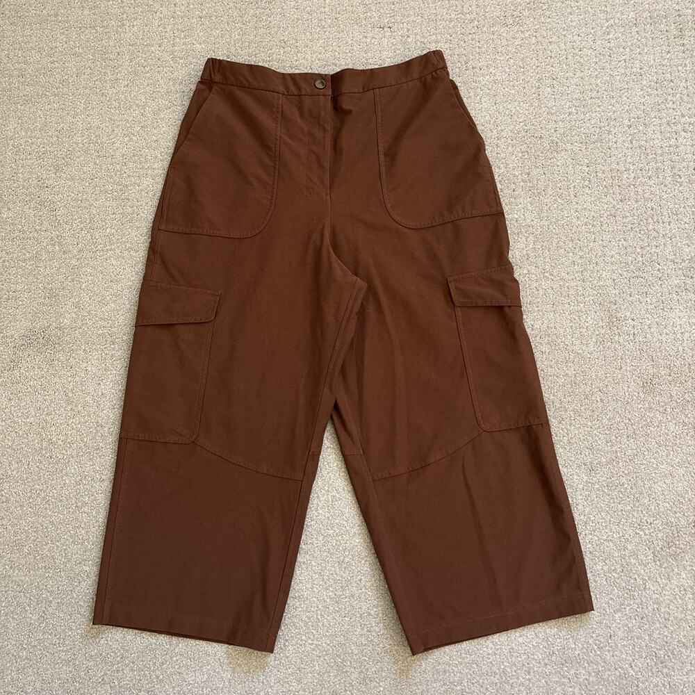 Lululemon Light Utilitech Cargo Pocket High Rise Crop Barrel Pant Women Sz 32